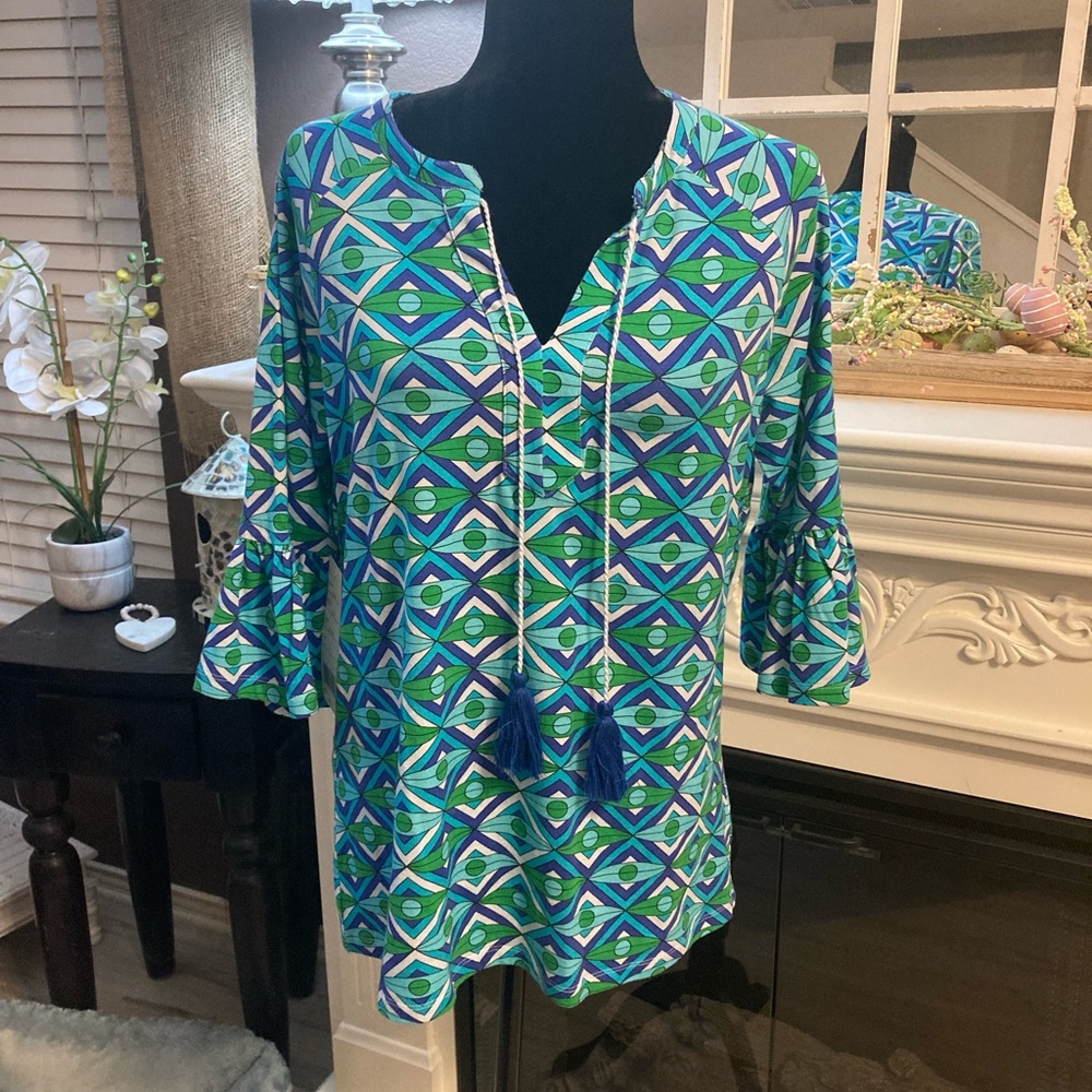 NWT Tracy Negoshian Lyla Evil Eye Top Sz S